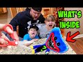 Whats inside huggy wuggy cutting open poppys playtime villain with aubrey and caleb