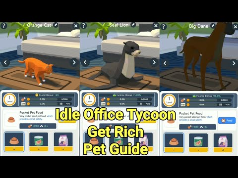Idle Office Tycoon Pet Guide
