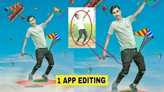 New Makar Sankranti kite Photo Editing 2023 || Kite Photo Editing Kaise Karen || PicsArt Editing screenshot 5