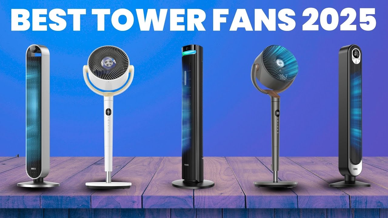 "Top 5 Best Tower Fans of 2025 (Ultimate Buying Guide!)"