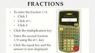 Calculator Use- Multiplying and Dividing Fractions