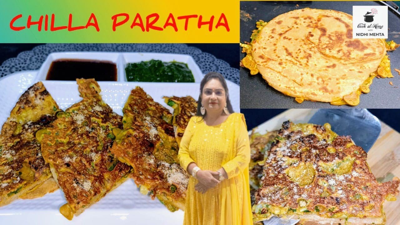 Gram flour and onion cheela