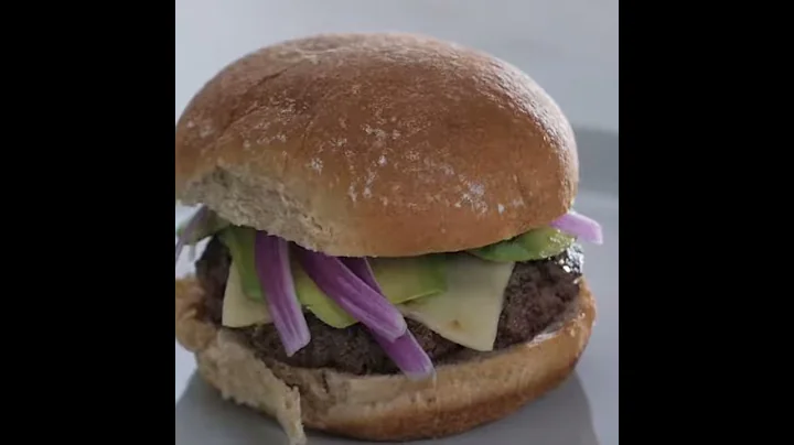 Mexican Stout Burgers with Grilled Onion and Avocado