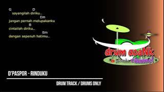 D'Paspor - Rinduku (drums only) [chord gitar & lirik]