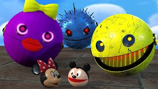 PACMAN VS MONSTER ROBOT PACMAN VS CARTOON CAT