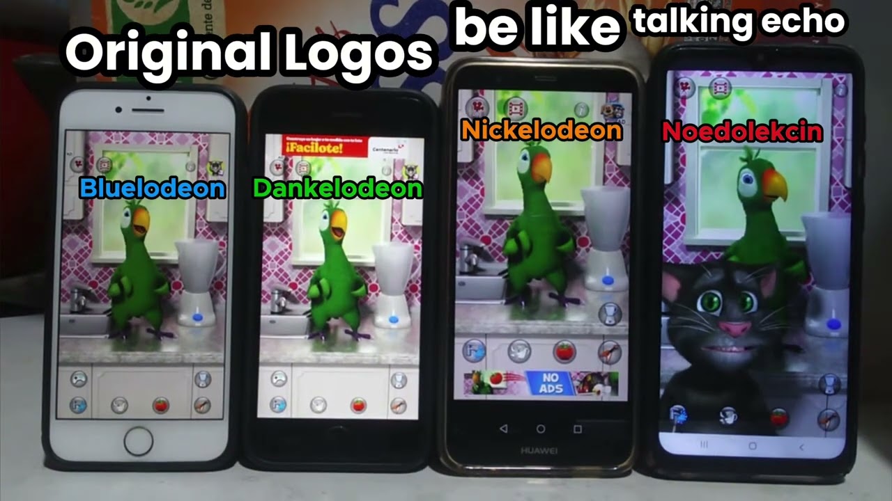 original logos be like talking echo