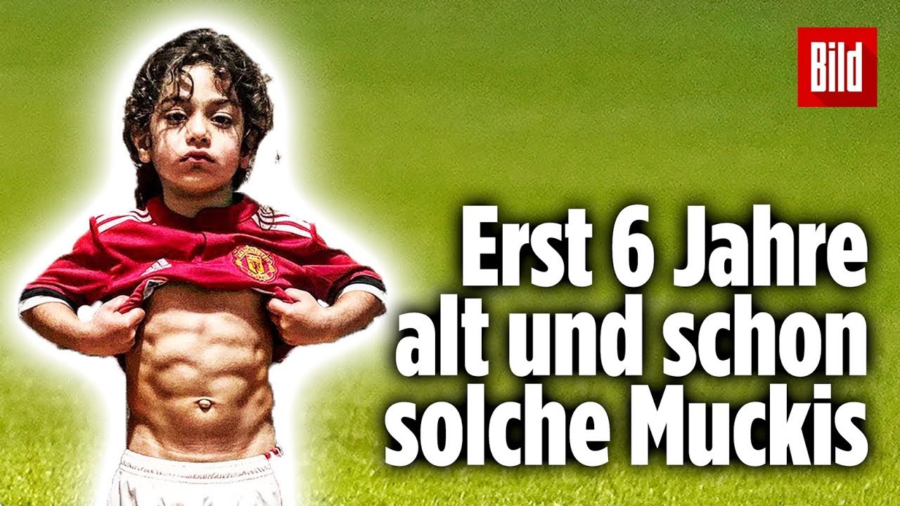 Sixpack junge mit Muskel