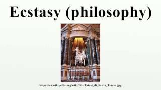 Ecstasy (philosophy)