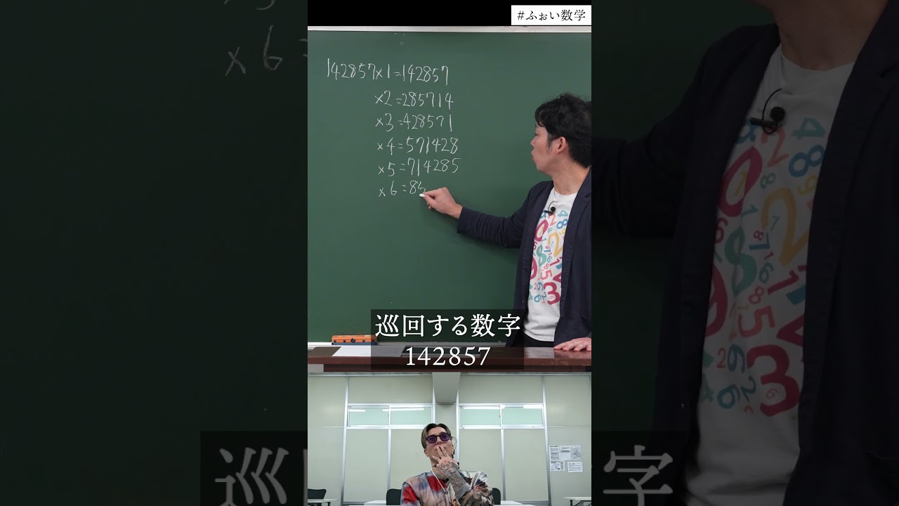+140円の方 数の不思議】巡回数 〜 