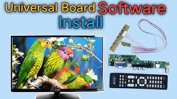 Install Universal Board  in any panel need software..How do you provide universal board software?