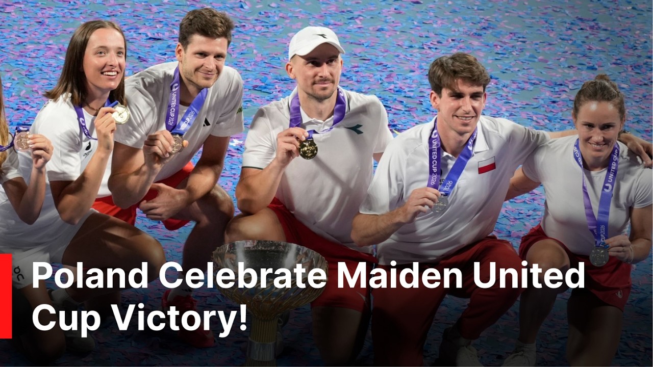 MUST WATCH: Poland Clinches Maiden United Cup Title After Thrilling Win Over Switzerland | AD1Z
