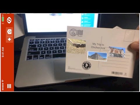 How To Add Augmented Reality To a Postcard or other Printed Image