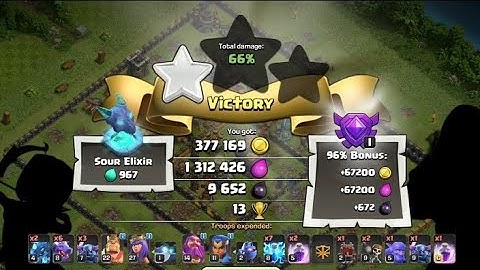 10K DARK ELIXIR LOOT ATTACK IN COC | CLASH OF CLANS #darkelixir #loot #cocattackstrategy #coc