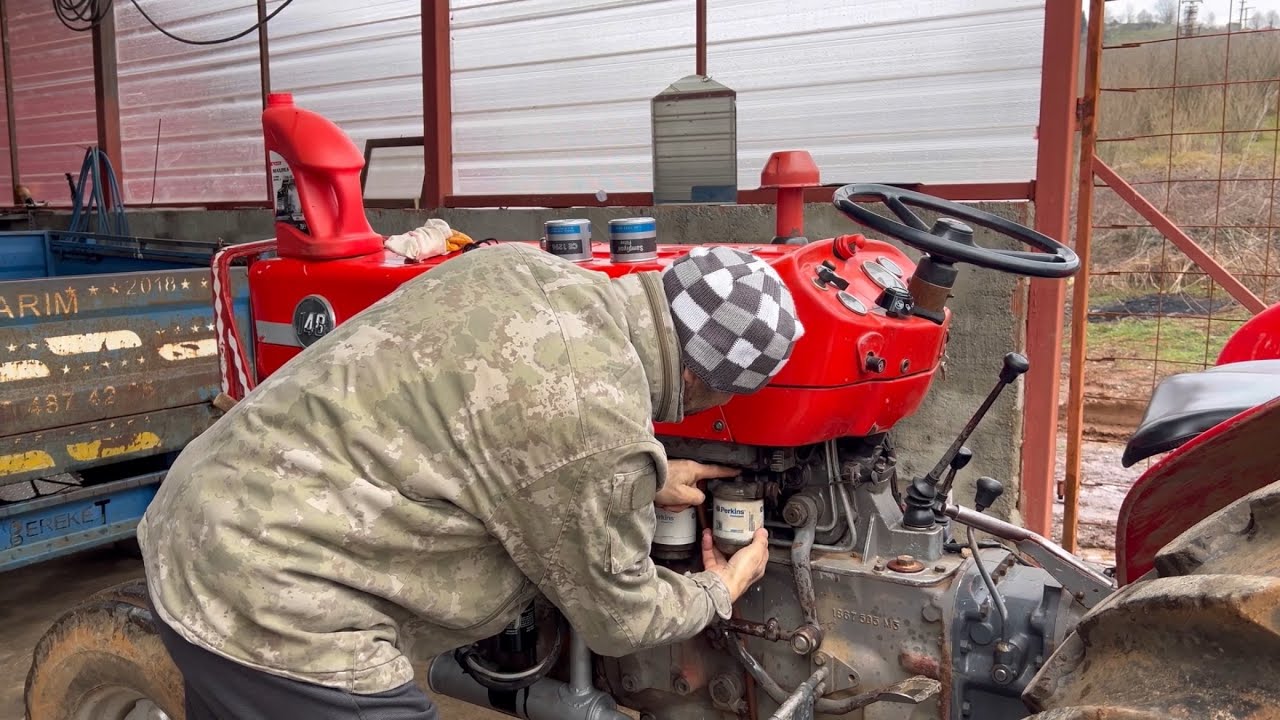 Massey Ferguson 148 motor yağı ve genel bakımı yaptık  Alemdar oto yıkama yağlama istasyonu KURUDERE