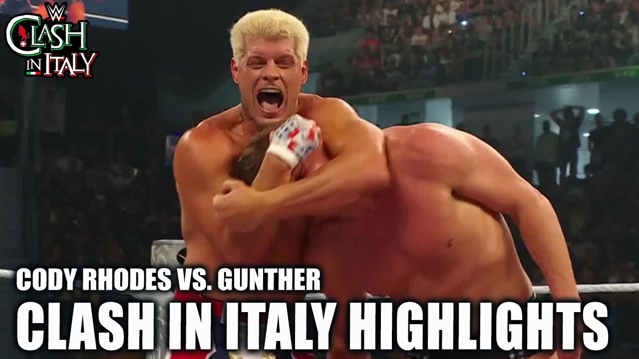 CODY RHODES RETAINS UNDISPUTED TITLE š± Defeats Gunther in DRAMATIC CHAMPIONSHIP | WWE Clash in Italy