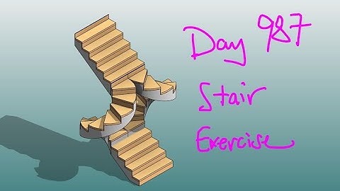 Revit Exercise (Day 987) - Stairs Exercise