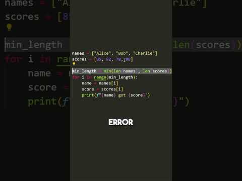 Python trick that