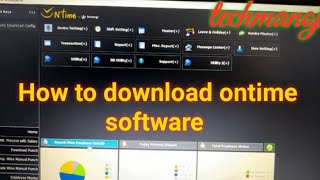 how to download secureye biometric software | ontime software setup