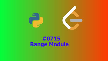 No Sound Leetcode 715: Range Module