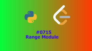 No Sound Leetcode 715: Range Module Wealth