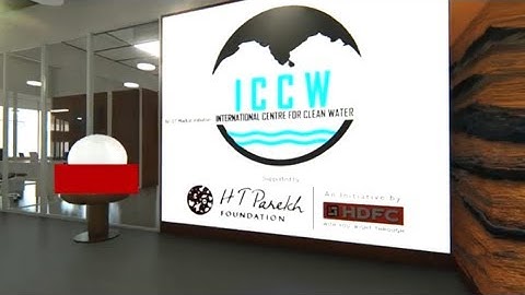 International Centre for Clean Water - ICCW - IIT Madras - an introduction - Prof. Pradeep