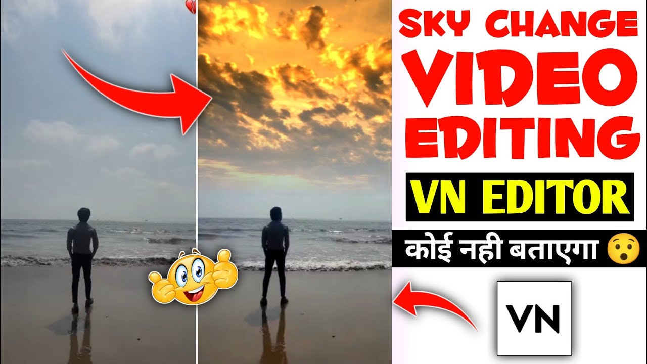 How to change sky background In Video Vn App Editing Sky Change