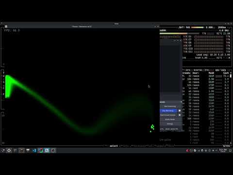 Fluid Simulation built entirely in C using SDL2 (Demo I)