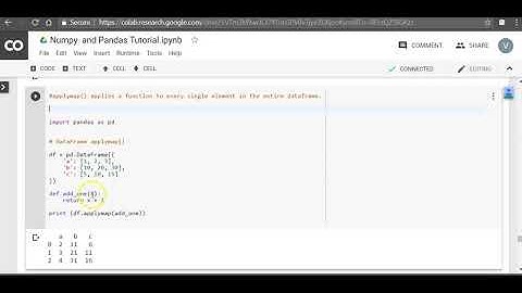 12  Pandas DataFrame Apply Map