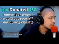 DONATING SUS MESSAGES TO STREAMERS (NOEL MILLER + MORE!)