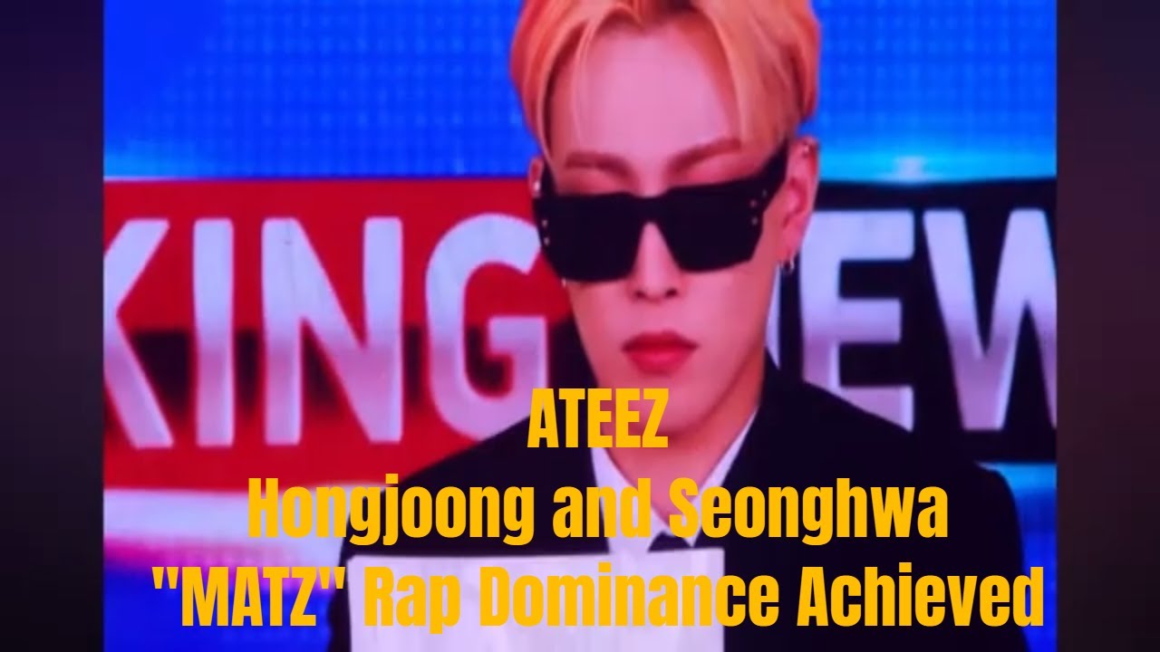 Seonghwa Rapping Hongjoong And Seonghwa Of Ateez: Unstoppable Rap Powerhouse