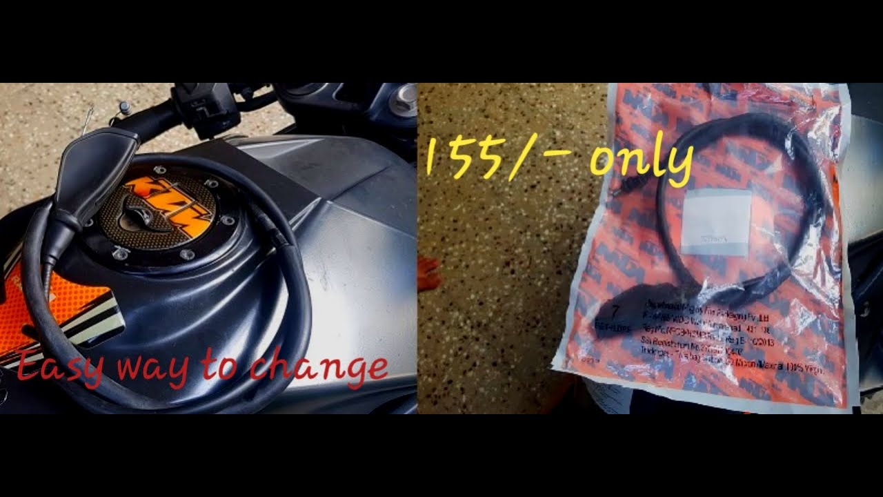 Easy way to Replace a Clutch Cable KTM RE YouTube