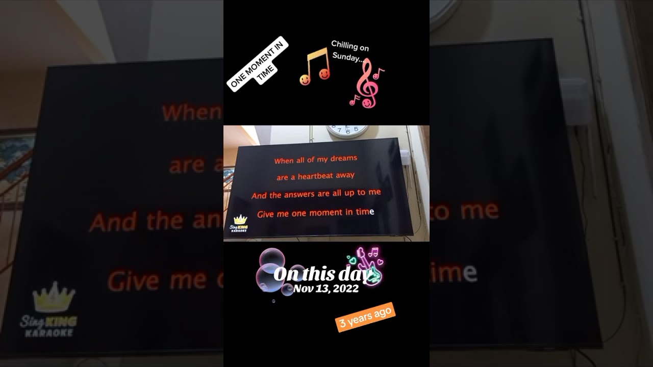 "ONE MOMENT IN TIME" song by Whitney Houston /Cover by me