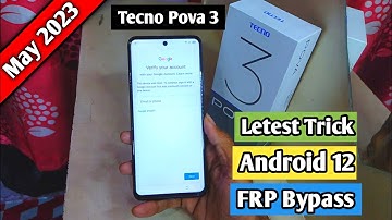 Tecno Pova 3 FRP Bypass Account Android 12 | Tecno Pova (LF7) FRP Google Account Bypass Unlock