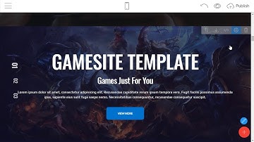 Mobirise HTML Website Builder - GamingAMP!