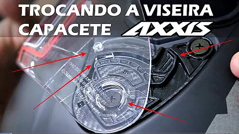 Como levantar a viseira do capacete?