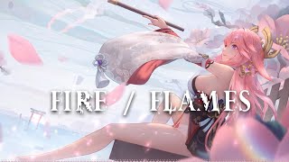 Nightcore - Fire & Flames  (Lyrics)