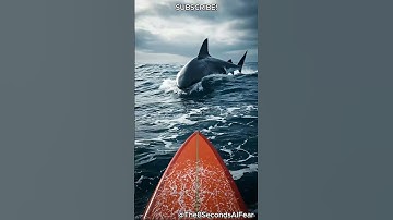 🦈 Giant Shark ATTACK POV | AI Generated 🌊