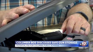 Columbia Board of Education working on message to public about safe gun storage