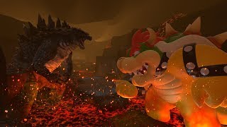 Godzilla vs Bowser | Speedrender