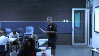 Students at Leeming Senior High School learn how seatbelts save lives using Keys for Life Online