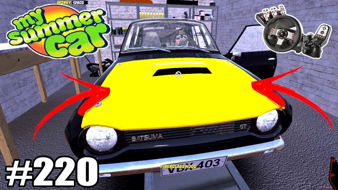 My Summer Car - CAPÔ DE FIBRA FAZ DIFERENÇA NA REFRIGERAÇÃO DO MOTOR? 