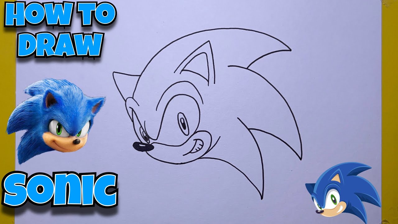 How To DRAW SONIC EXE Crewmate - AMONG US 