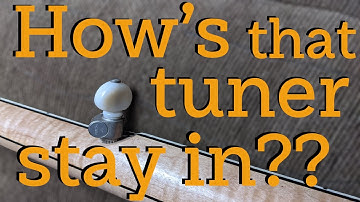 How to Drill The Hole for a Banjo 5th String Tuner