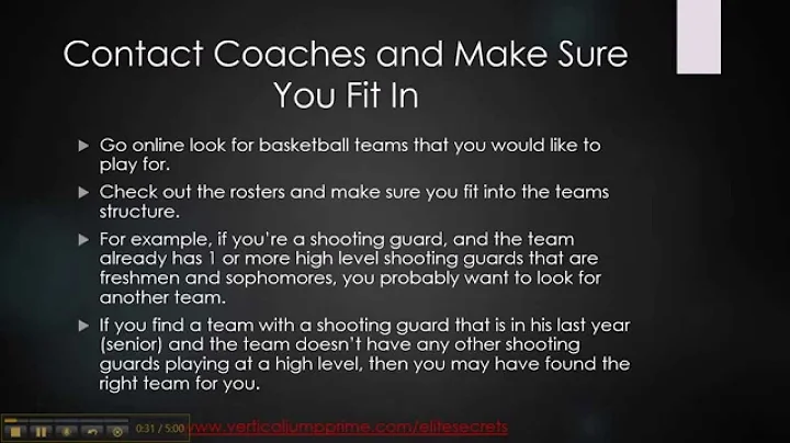 3 Ways To Get Recruited For College Basketball