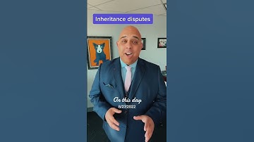Inheritance disputes #onthisday
