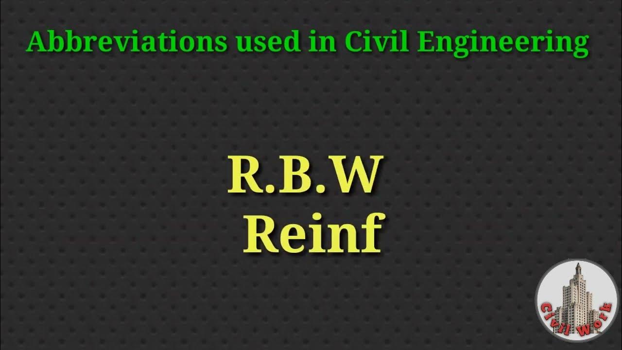 What is the Abbreviation for Civil Engineer Civil Engineering