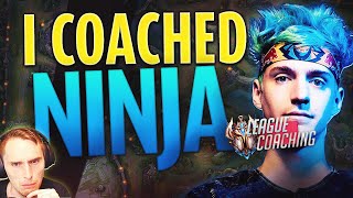 NINJA was Hardstuck, but NOT FOR LONG AFTER MY COACHING!! (Feat. Ninja)