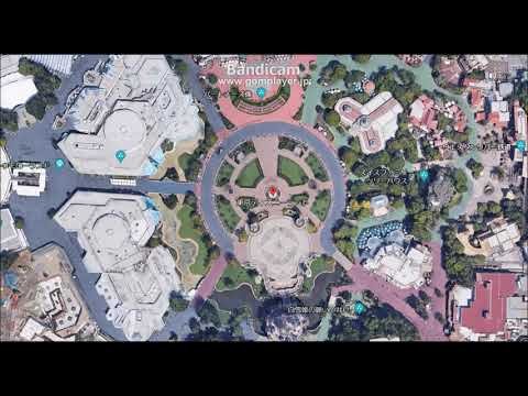 JA【 上空から見た世界のディズニーランド 】Tokyo Disney Resort 東京ディズニー リゾート  ( Disney of the World 2 )