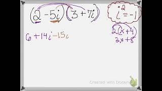 Multiplying Complex Numbers (FOIL or Double Distribute)