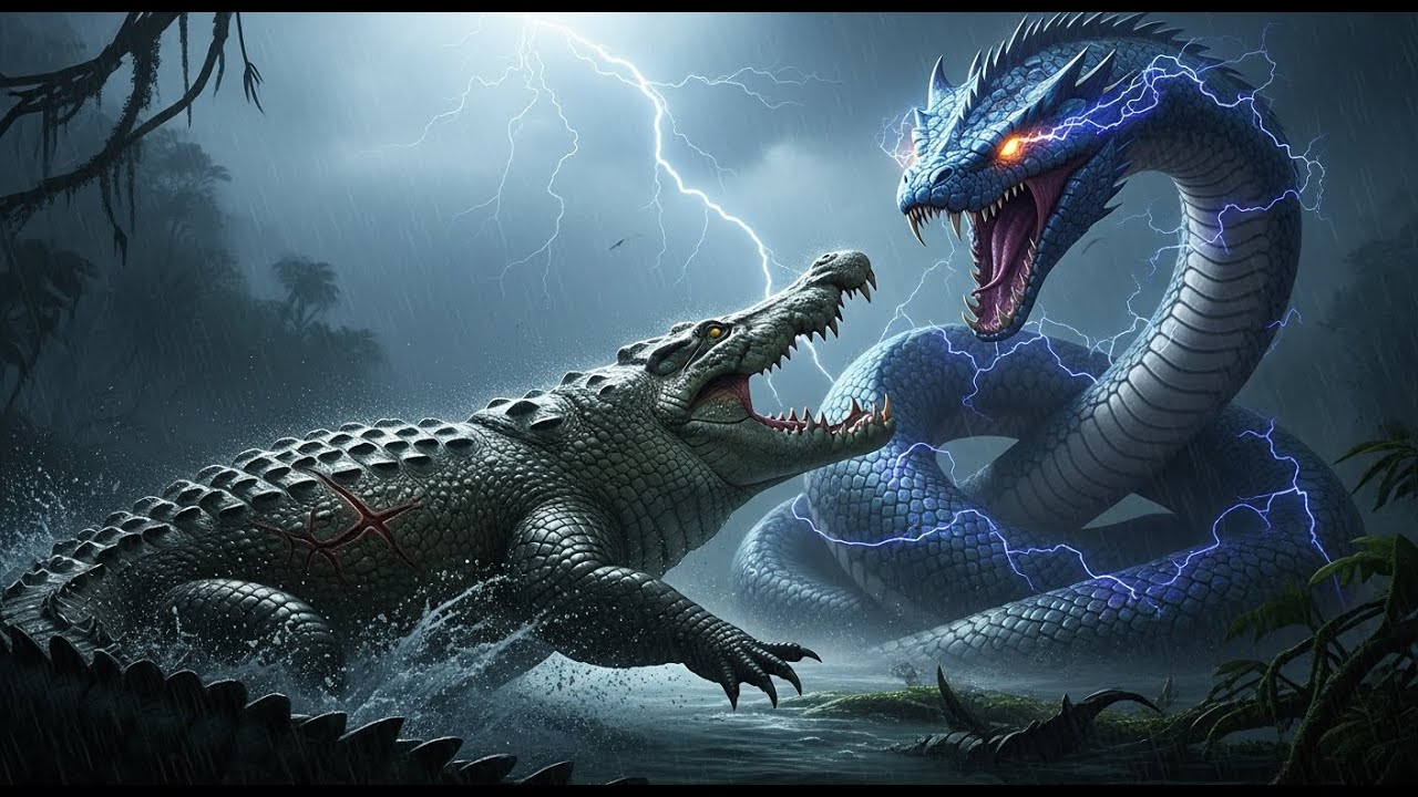 Unveiling The Legendary Battle Between Crocodile and Thunder Serpent: An Epic Showdown!
